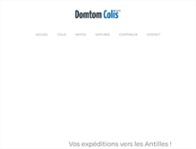 Tablet Screenshot of domtomcolis.com